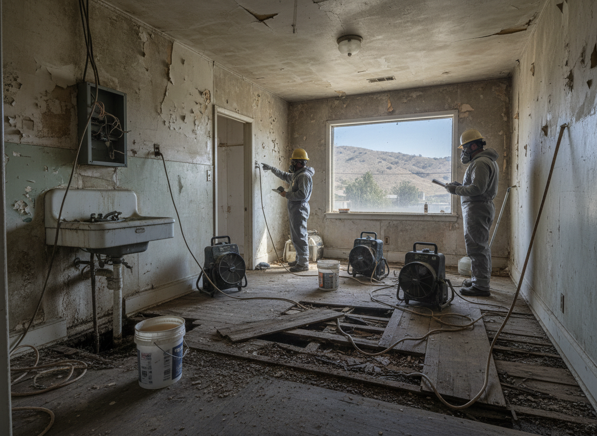Cost Factors for Water Damage Restoration in Sunland Older Homes