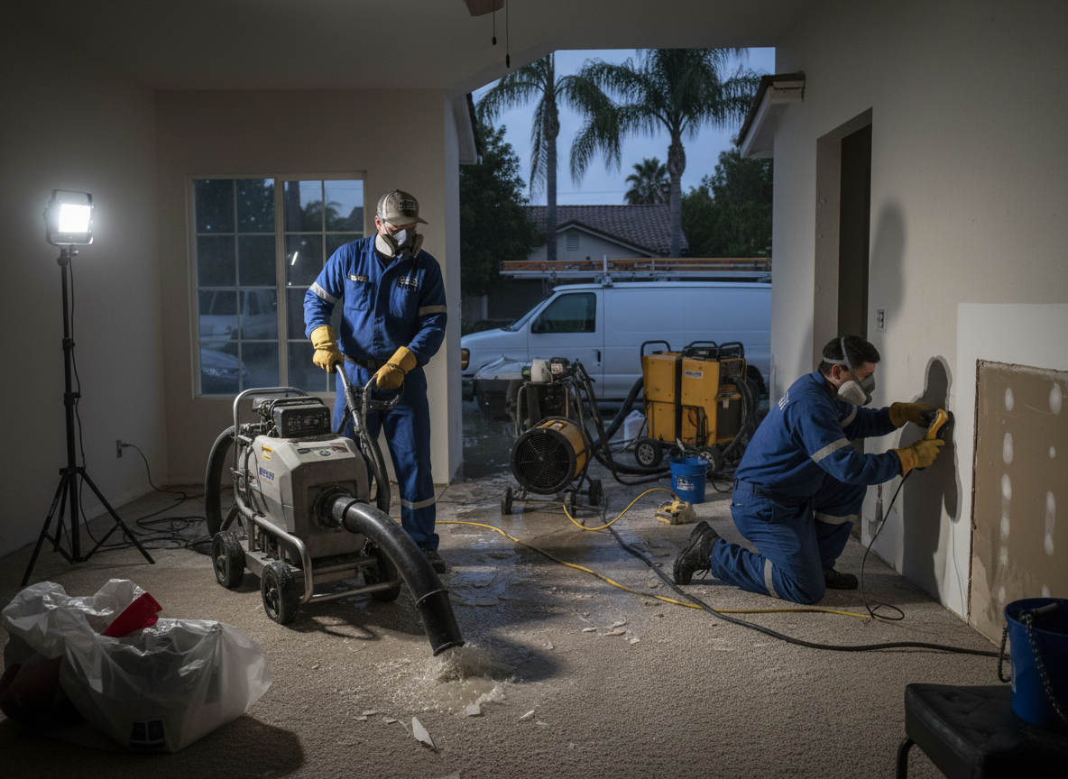 24-hour water restoration near me in Sunland