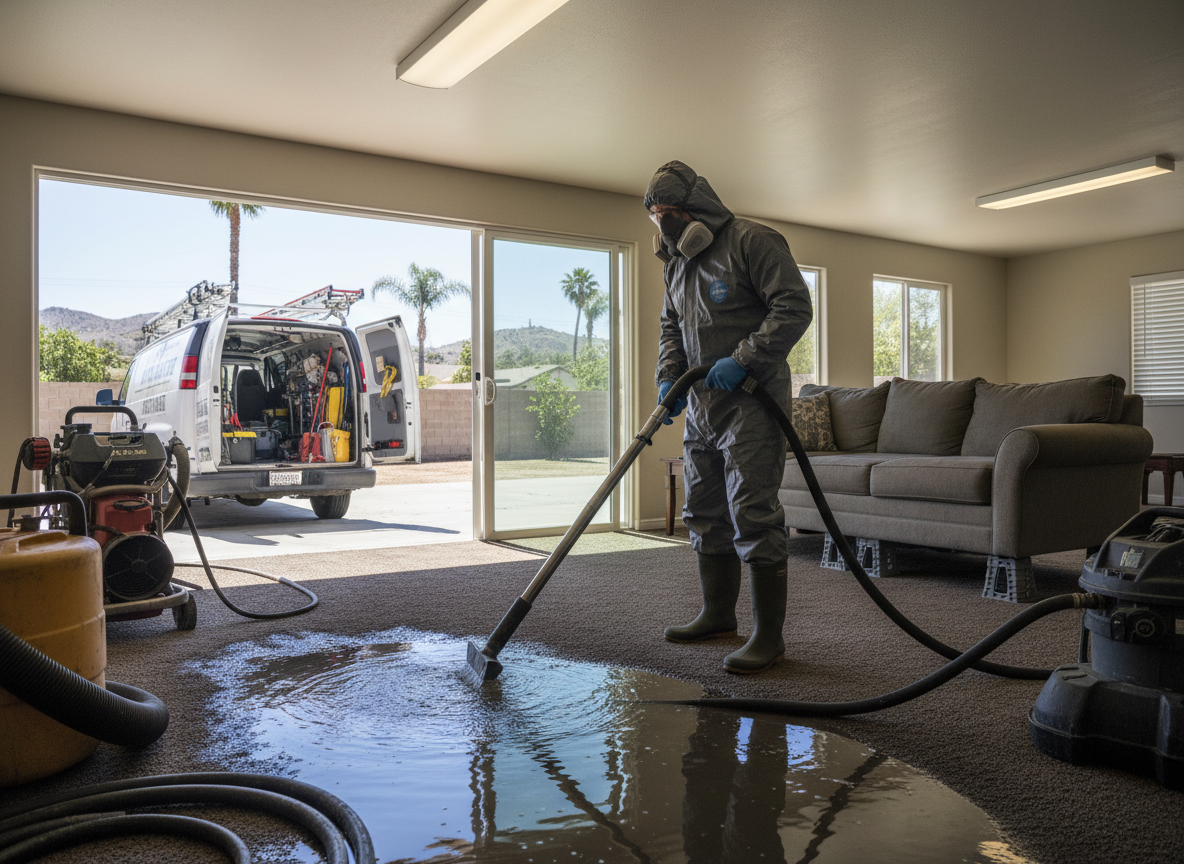 Water cleanup services in Sunland