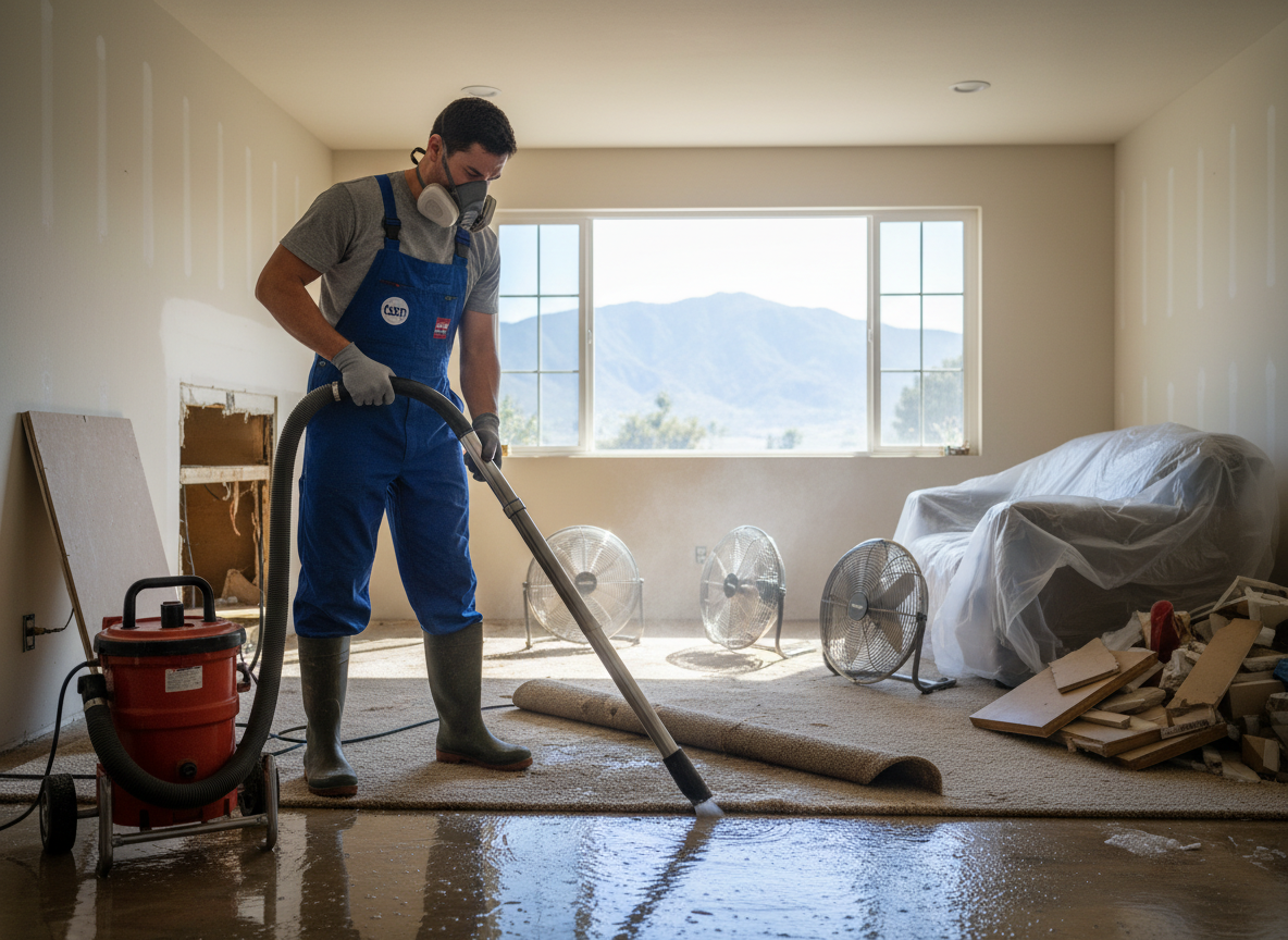 water damage restoration near me in Sunland